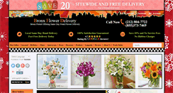 Desktop Screenshot of bronxflowerdelivery.com